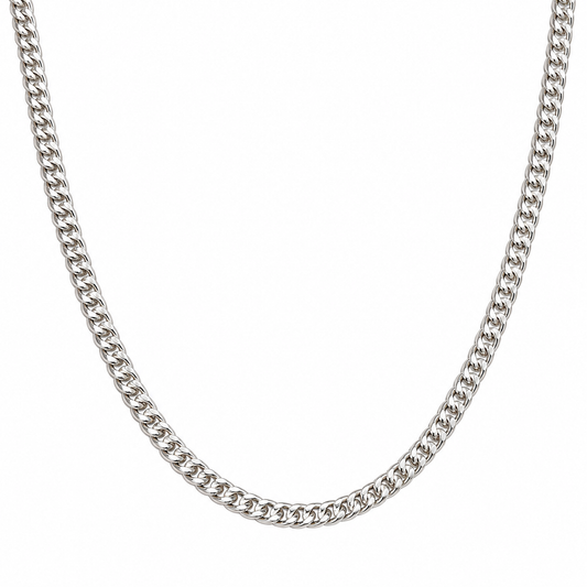 Silver Curb Chain for Men | Jauhari Jewellers