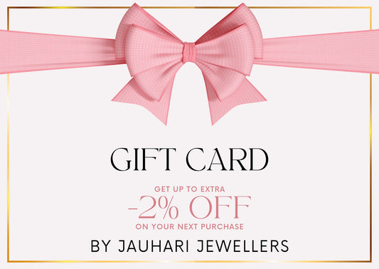 Jauhari jewellers , jewellery store gift card