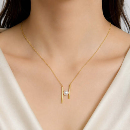 Gold plated sterling silver pendant necklace for women