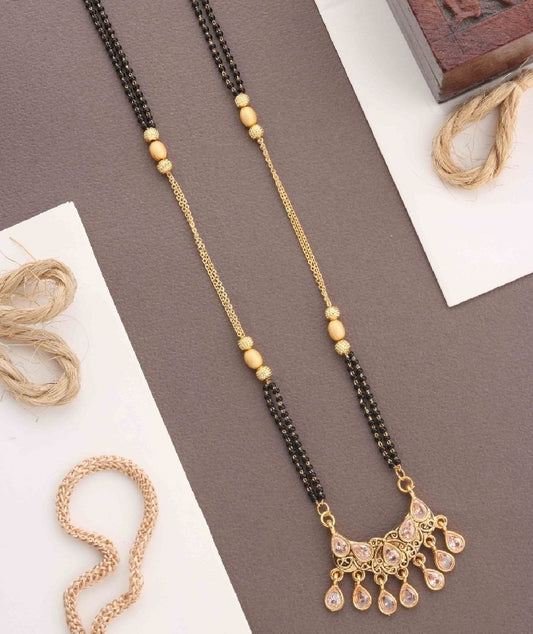 Gold plated mangalsutra