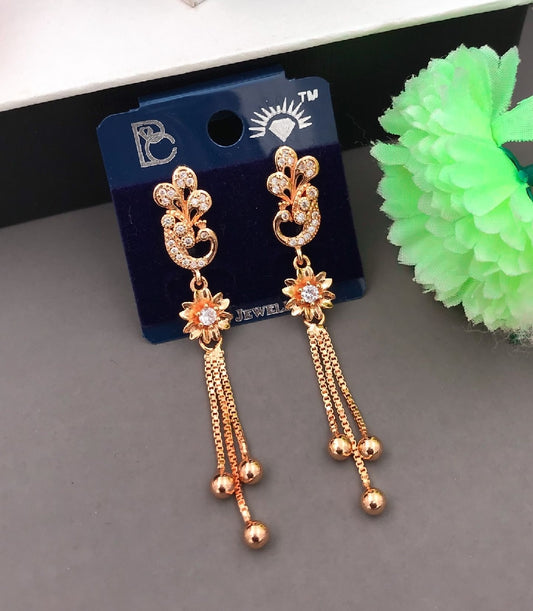 Rose Gold Plated Earrings for Women
