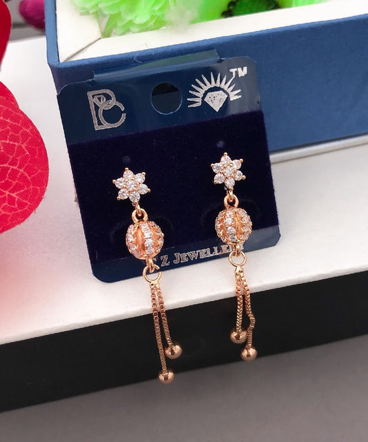 Rose Gold Plated Earrings for Women