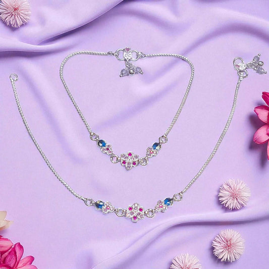 Premium Silver Payal for Women by Jauhari Jewellers