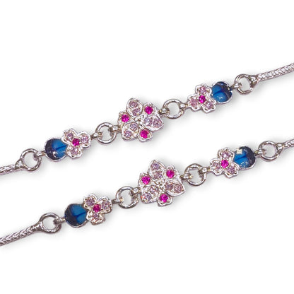 Premium Silver Payal for Women by Jauhari Jewellers