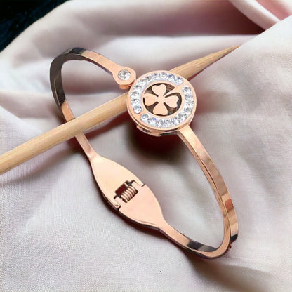 Rose gold plated kada - jauhari jewellers