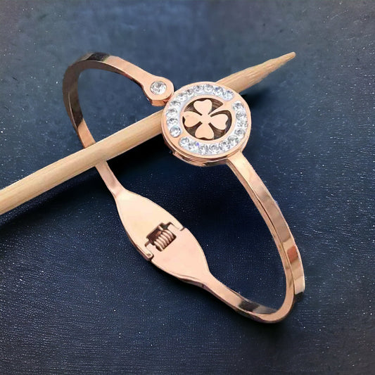 Rose gold plated kada for Women