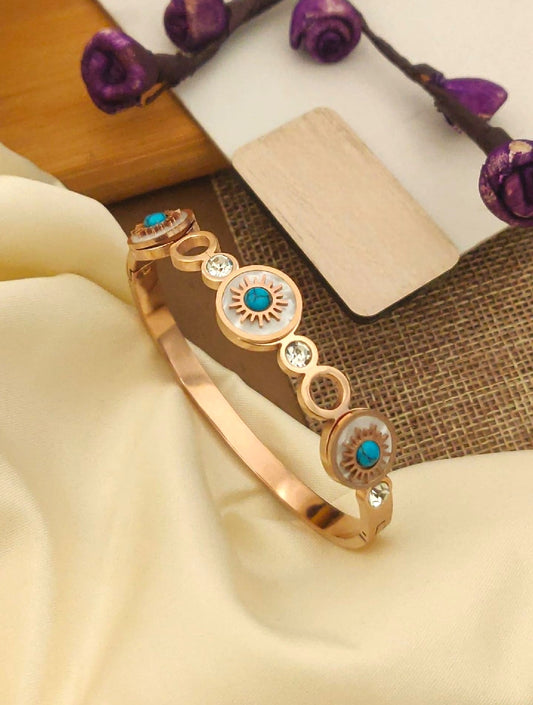 Kada rose gold plated