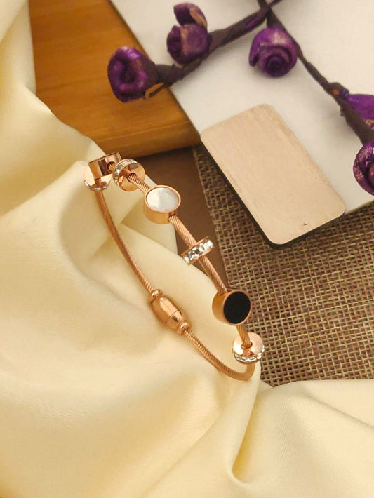 Kada rose gold plated