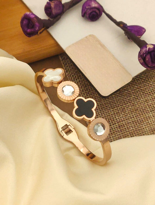 Rose gold plated kada for ladies