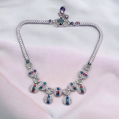 Latest design silver payal
