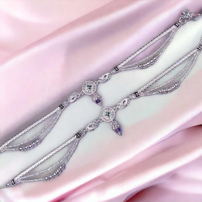 Silver payal latest designs