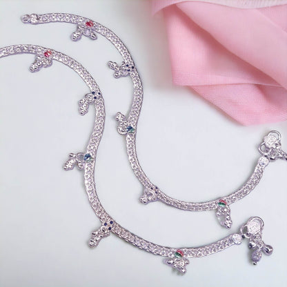 Silver payal for women