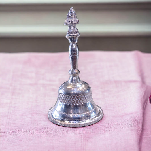 Pure silver bell for Pooja - jauhari Jewellers
