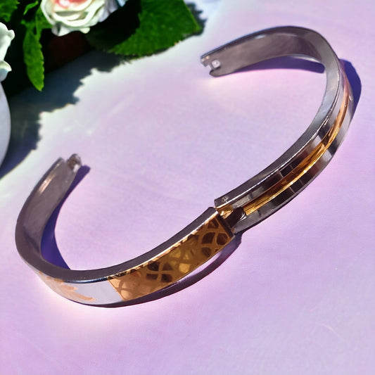 Platinum silver bracelet for men