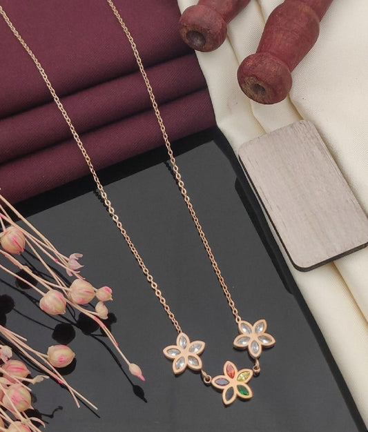 Rose gold plated chain