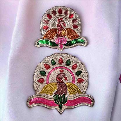 Silver Mukut for laddu gopal - jauhari jewellers