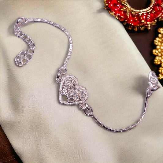 Silver rakhi for raksha bandhan - jauhari jewellers