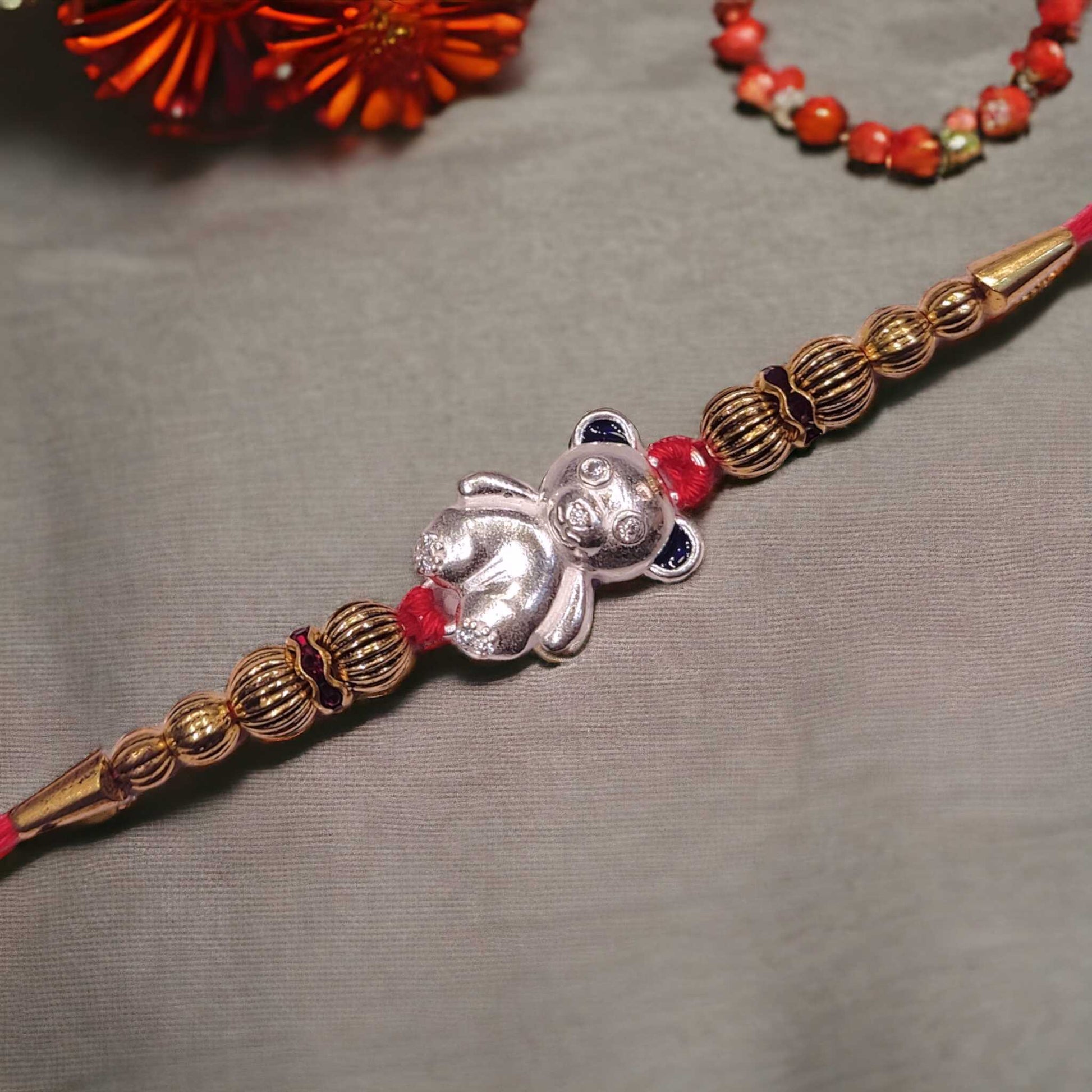 Silver rakhi for kids - jauhari Jewellers