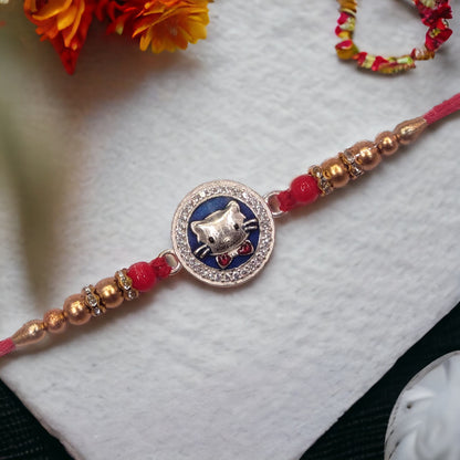 Silver rakhi for brother - jauhari jewellers
