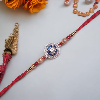 Silver rakhi for kids - jauhari jewellers