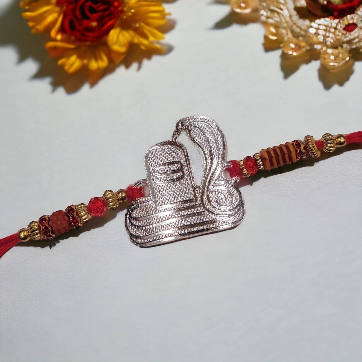 Silver rakhi for raksha bandhan - jauhari jewellers