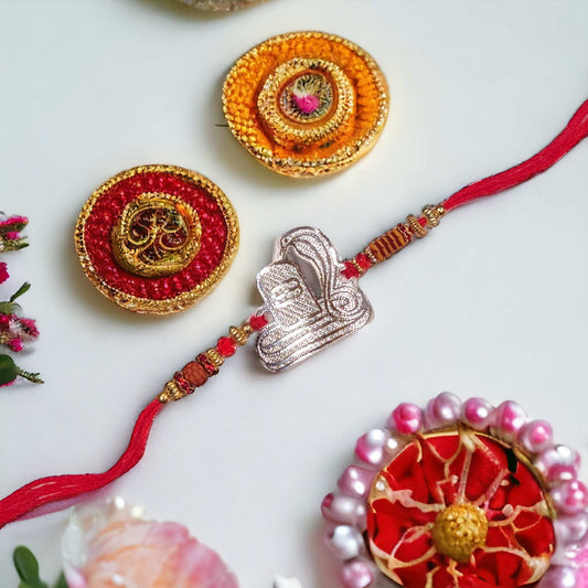 Silver Thread rakhi - jauhari jewellers
