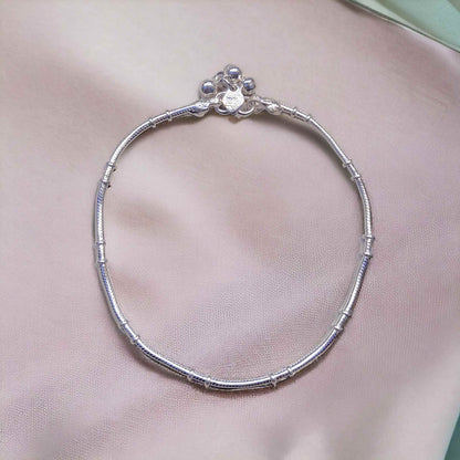Silver payal for women - Jauhari jewellers