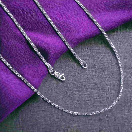 Silver chain for men - jauhari Jewellers