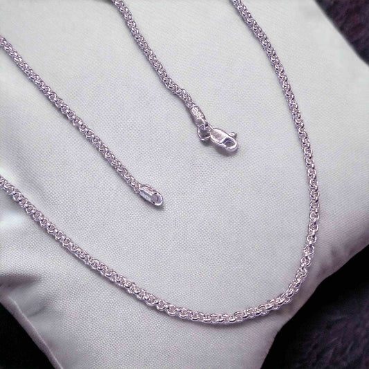 Fancy silver chain for men - jauhari Jewellers