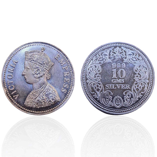 Victoria Silver coin - jauhari jewellers