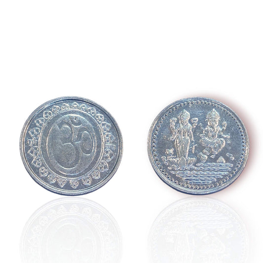 Laxmi Ganesh 5g silver coin - jauhari Jewellers