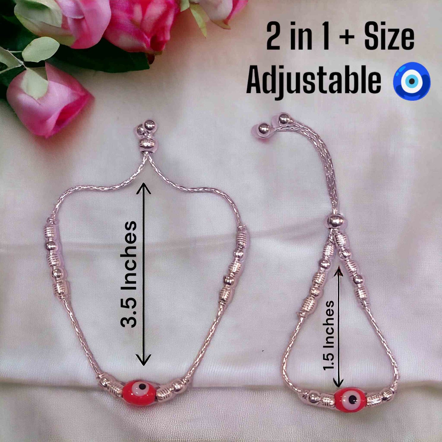 Adjustable anklet for baby boys