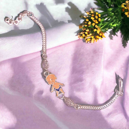 Boys' silver rakhi