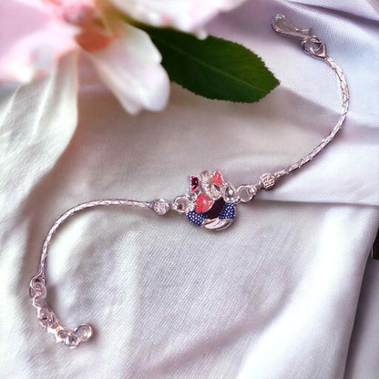 Silver Ganesh rakhi