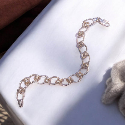 Silver bracelet for men