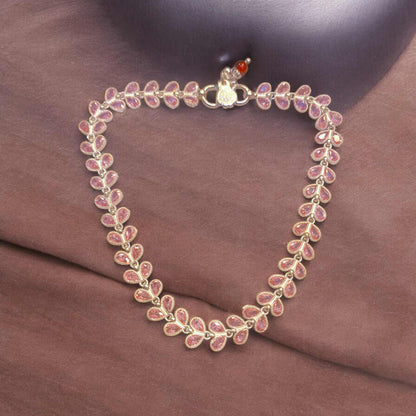 Unique silver payal 