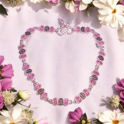 Fancy silver payal