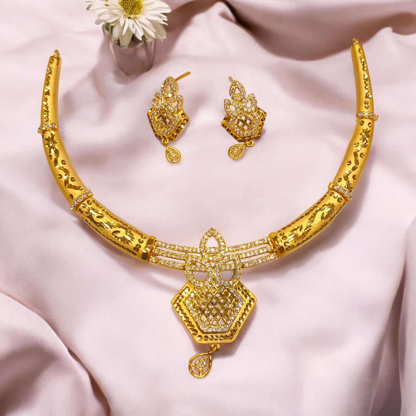 One Gram Gold necklace set