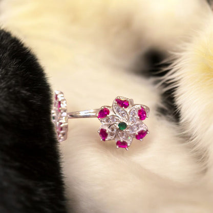 Silver toe rings for women