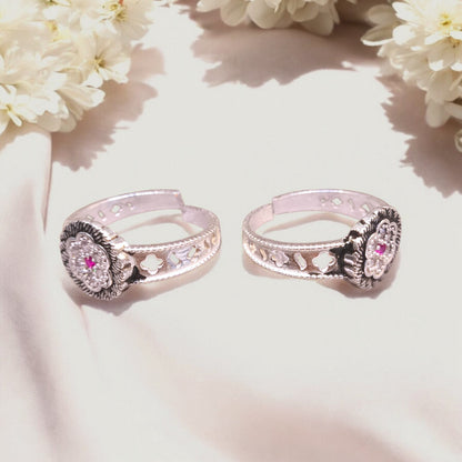Silver toe rings latest design