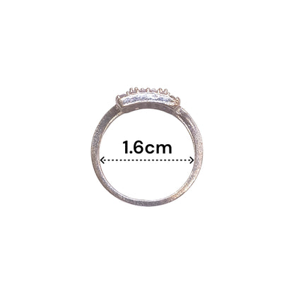 Silver ring for girls