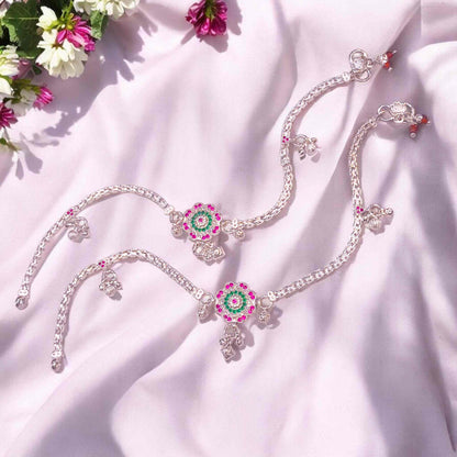 Silver anklet under 5000
