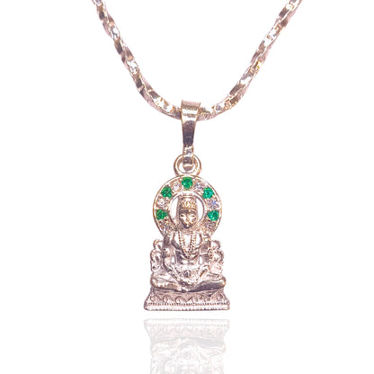 Silver Hanuman pendant for men