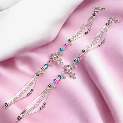 Silver payal latest design