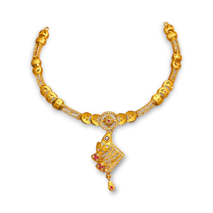 Fancy Gold Plated jewellery set
