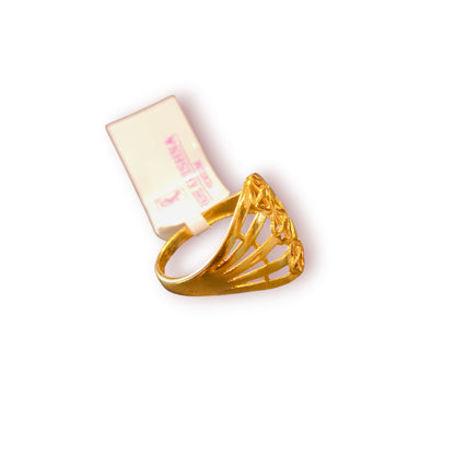 Gold plated ring for women