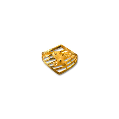 Gold plated ring for women