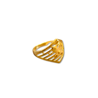Gold plated ladies ring