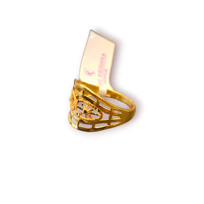 Gold plated ring for girls