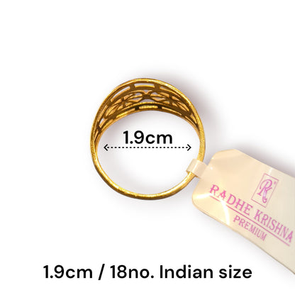 One gram gold ring for women